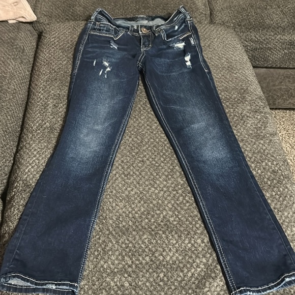 Silver Mid-rise capri - Picture 3 of 4